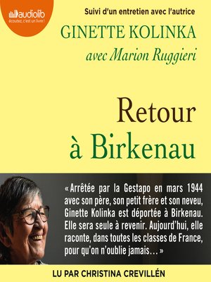 cover image of Retour à Birkenau